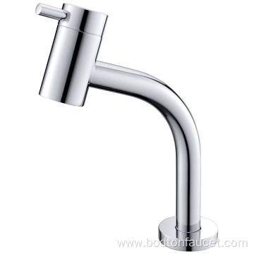 Household basin faucet with handle